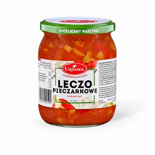 Urbanek Leczo pieczarkowe pikantne 510 g Urbanek Leczo pieczarkowe pikantne 510 g