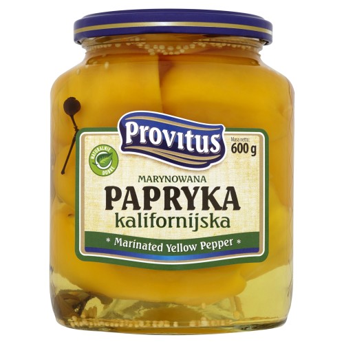 Provitus Marynowana papryka kalifornijska 600 g