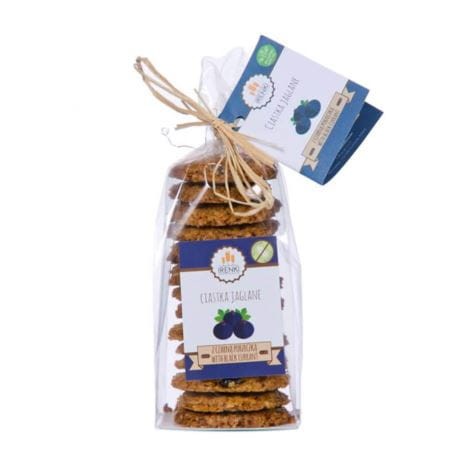 Irenki Ciastka jaglane z czarną porzeczką 175 g Irenki Ciastka jaglane z czarną porzeczką 175 g