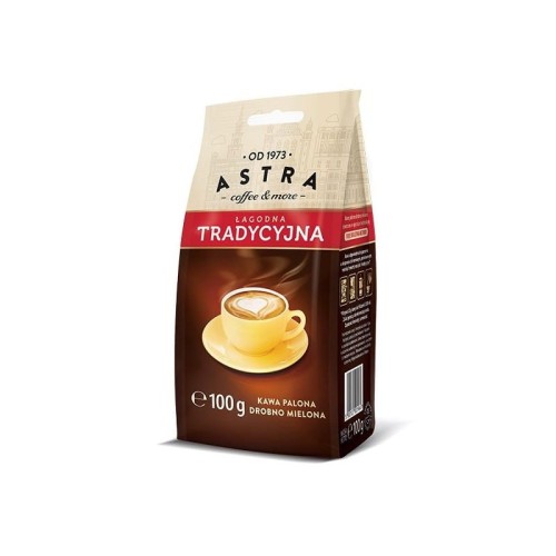 Kawa mielona delikatny smak Astra 100 g Kawa mielona delikatny smak Astra 100g