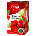 Posti malina z dziką różą herbatka owocowa aromatyzowana 40 g