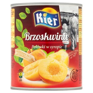 Kier Brzoskwinia Połówki w Lekkim Syropie 820 g