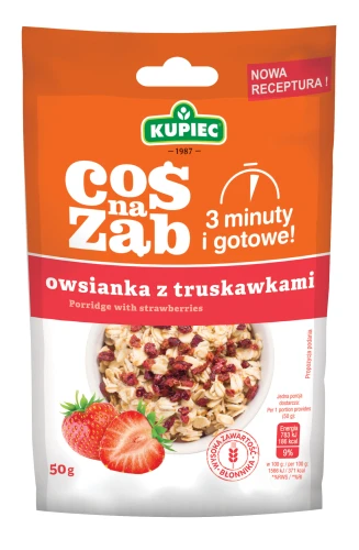 Kupiec Coś na ząb Owsianka truskawka 50 g