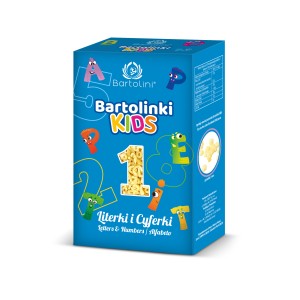 Bartolinki Makaron 2-jajeczny Literko-Cyferki 250 g