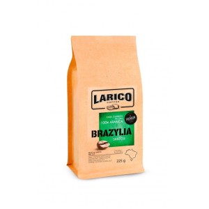 Larico Coffee Kawa ziarnista Palona Brazylia Santos 225 g
