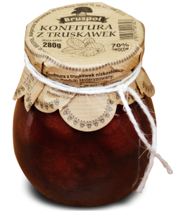Bruspol Konfitura z truskawek 280 g