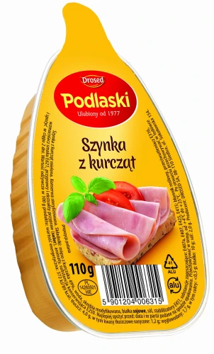 Podlaski Drosed Szynka z kurcząt 110 g Podlaski Drosed Szynka z kurcząt 110 g