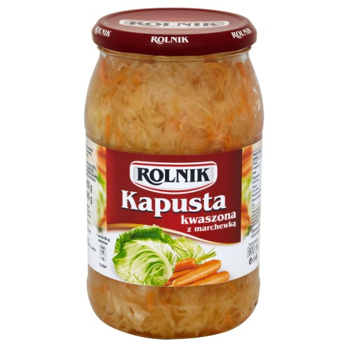 Rolnik Kapusta kwaszona z marchewką 850 g Rolnik Kapusta kwaszona z marchewką 850 g