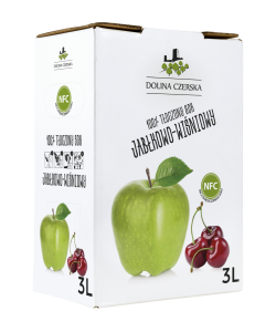 Dolina Czerska Sok 100% tłoczony jabłko- wiśnia 3 l