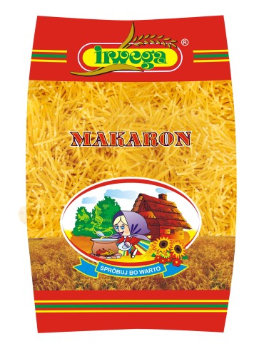 Irwega Makaron Domowy Nitka 500 g Irwega Makaron Domowy Nitka 500 g