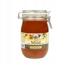 Miód wielokwiatowy Złote Łąki 1,4 kg Miód wielokwiatowy Złote Łąki 1,4 kg