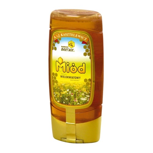Bartnik Miód Wielokwiatowy Dozownik 370 g Bartnik Miód Wielokwiatowy Dozownik 370 g