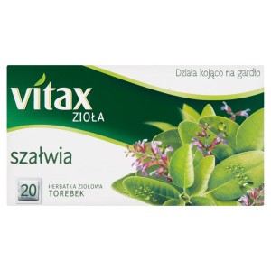 Vitax zioła szałwia herbatka ziołowa 24 g