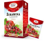 Malwa Herbata owocowa Sunny Garden Żurawina z granatem 20x2g