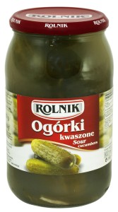 Rolnik Ogórki kwaszone 900 ml