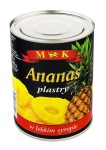 MK Ananas plastry w lekkim syropie 565 g