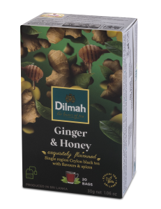 Dilmah herbata czarna cejlońska z imbirem i miodem 30 g