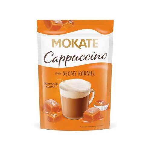 Mokate Cappuccino o smaku słonego karmelu 110 g Mokate Cappuccino o smaku słonego karmelu 110 g