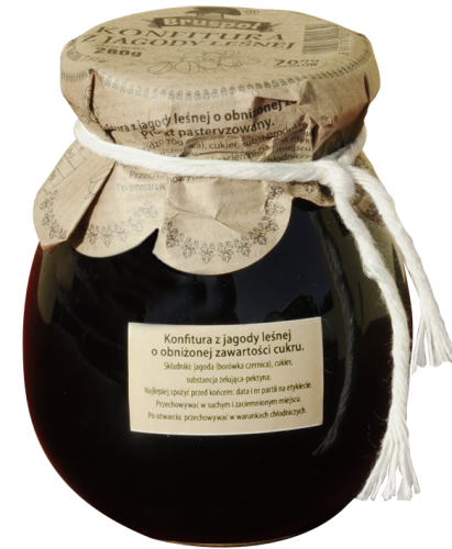 Bruspol Konfitura z jagody leśnej 280 g
