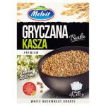 Melvit Premium Kasza gryczana biała 400 g 4 torebki