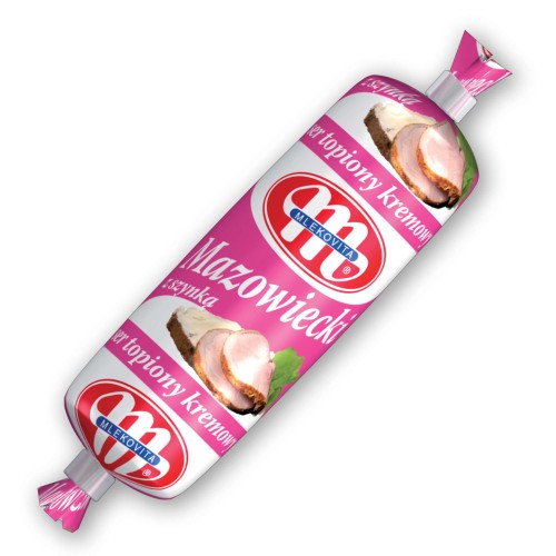 Mlekovita Mazowiecki z szynką ser topiony kremowy 100 g