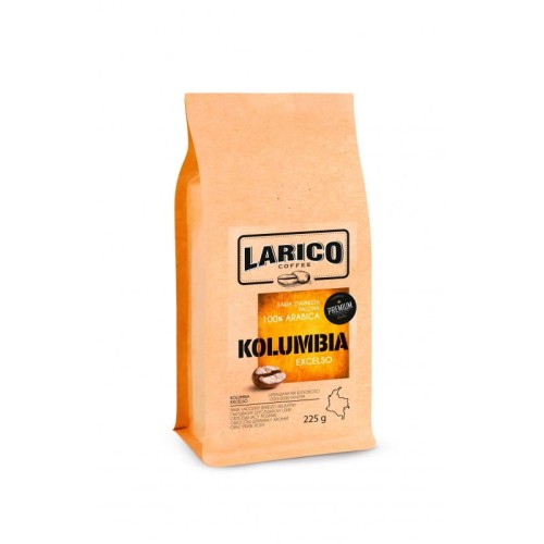 Larico Coffee Kawa ziarnista Kolumbia Excelso 225 g Larico Coffee Kawa ziarnista Kolumbia Excelso 225 g