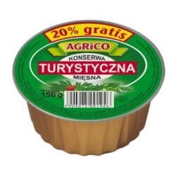 AGRI CO Konserwa Turystyczna 156 g AGRiCO Konserwa Turystyczna 156 g