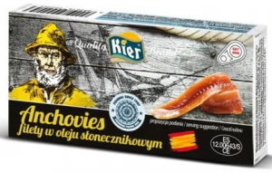 Kier Anchovies Filety w oleju słonecznikowym 50 g