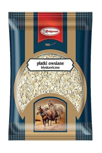 Polgreen Płatki Owsiane Błyskawiczne 500 g Polgreen Płatki Owsiane Błyskawiczne 500 g