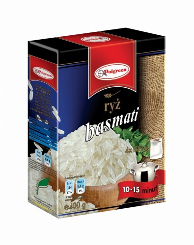 Polgreen Ryż Basmati 4x100 g Polgreen Ryż Basmati 4x100 g
