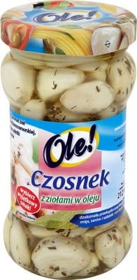 Ole! Czosnek z ziołami w oleju 190 g Ole! Czosnek z ziołami w oleju 190 g