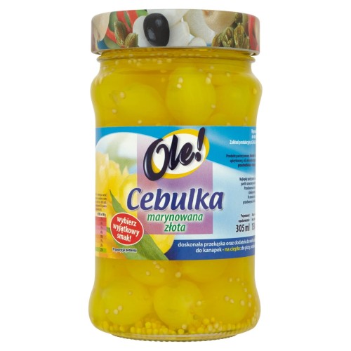 Ole! Cebulka marynowana złota 280 g