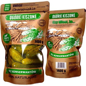 Ogórki kiszone Charsznickie Pola Natury 1,4 kg Ogórki kiszone Charsznickie Pola Natury 1,4 kg