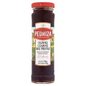 La Pedriza Oliwki czarne bez pestki 150 g La Pedriza Oliwki czarne bez pestki 150 g