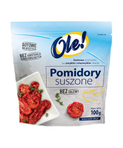 Ole Pomidory suszone na słońcu bez zalewy 100 g