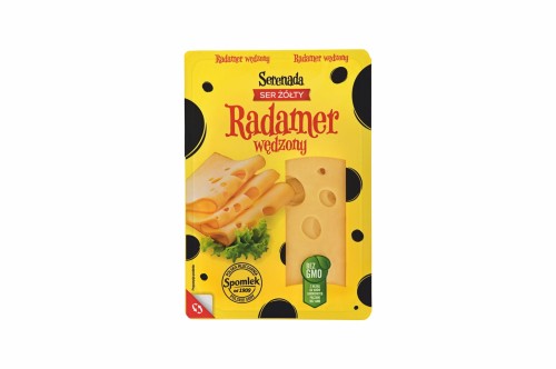 Serenade Ser Żółty Radamer Wędzony 135 g Serenada Ser Żółty Radamer Wędzony 135 g