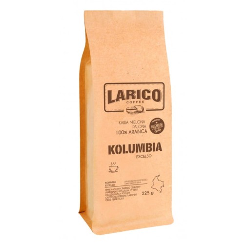 Larico Coffee Kawa mielona KOLUMBIA 225 g Larico Coffee Kawa mielona KOLUMBIA 225 g