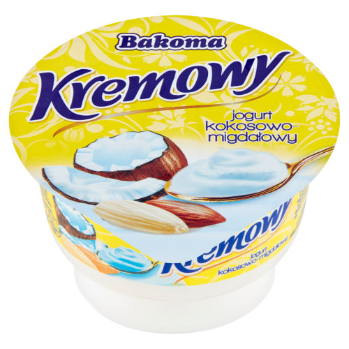 Bakoma Kremowy Jogurt kokosowo-migdałowy 150 g Bakoma Kremowy Jogurt kokosowo-migdałowy 150 g