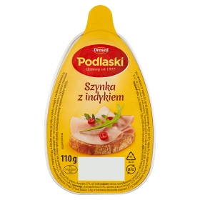 Podlaski Drosed Szynka z indykiem 110 g Podlaski Drosed Szynka z indykiem 110 g