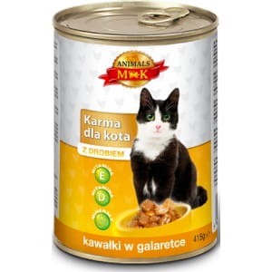 MK Animals Karma dla kota Drób puszka 415 g MK Animals Karma dla kota Drób puszka 415 g