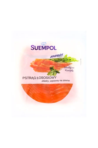 SUEMPOL PSTRĄG TĘCZOWY 100g WĘDZONY NA ZIMNO