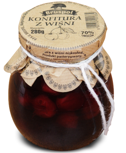 Bruspol Konfitura z wiśni 280 g Bruspol Konfitura z wiśni 280 g