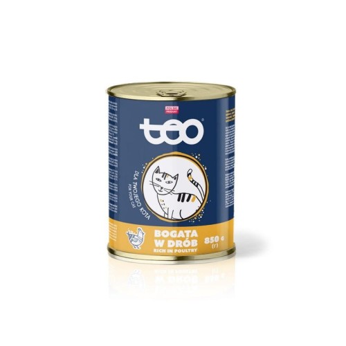 Karma mokra dla kota TEO bogata w drób 850 g Karma mokra dla kota TEO bogata w drób 850 g