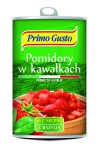 Melissa Primo Gusto Tomatera Pomidory bez skórki krojone z bazylią w puszce 400 g