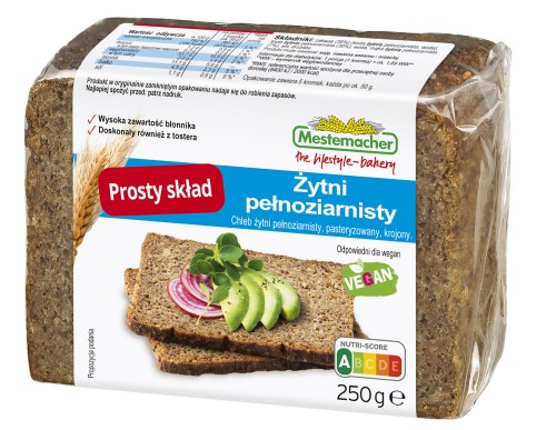 Mestemacher Chleb Żytni 250 g Mestemacher Chleb Żytni 250 G