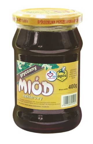 Apis Miód gryczany nektarowy 400 g Apis Miód gryczany nektarowy 400 g