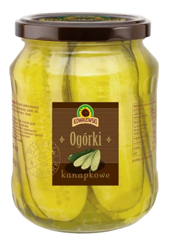 Kowalewski Ogórek Kanapkowy 720 ml Kowalewski Ogórek Kanapkowy 720 ml