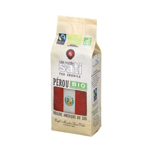 Cafe Sati kawa Perou Bio Fairtrade mielona 250 g Cafe Sati kawa Perou Bio Fairtrade mielona 250 g