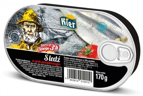 Kier Śledź w pomidorach 170 g