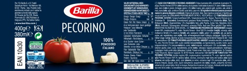 Barilla Ricotta Sos do makaronu pomidorowy z serem ricotta 400 g